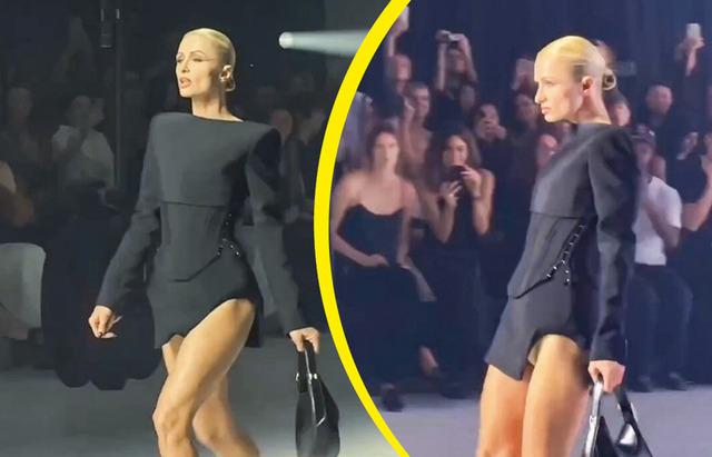 “What Was That Walk?” Paris Hilton’s Mugler Runway Stirs Up the Internet